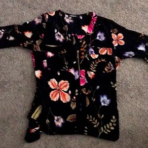 Flowered blouse